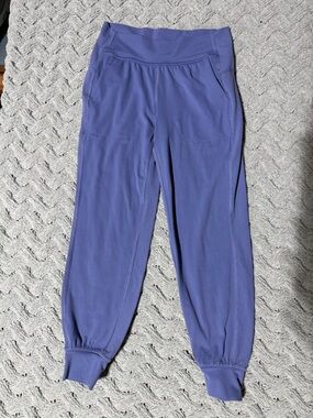 All in Motion Girls Everyday Soft High Rise Jogger Pants Purple Blue Small 6/7